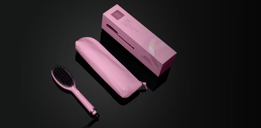 NEW GHD GLIDE HOT BRUSH IN FONDANT PINK